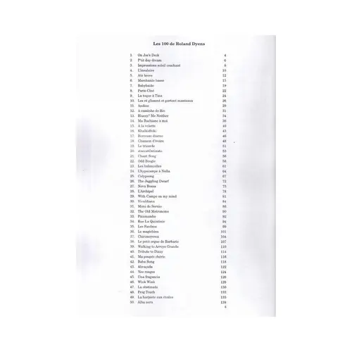 Les 100 de Roland Dyens - L'intégrale - complete set Vol.1