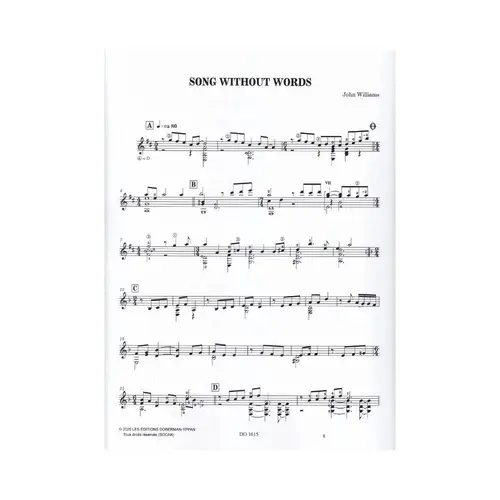 Song Without Works solo guitar