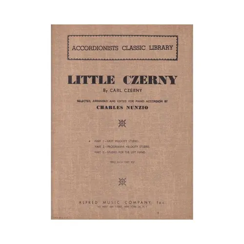 Little Czerny vol.1 easy velocity Studies