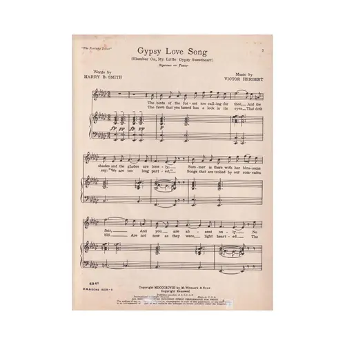 Gypsy Love Song