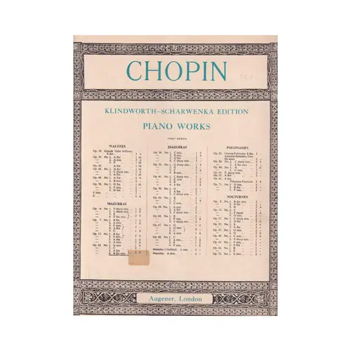 Mazurkas op.24 no.4 B Flat Min