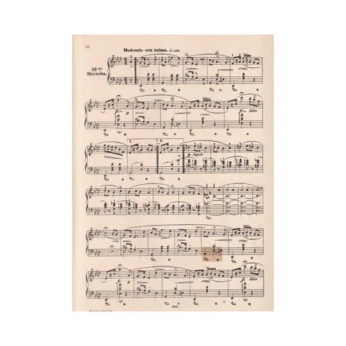 Mazurkas op.24 no.4 B Flat Min