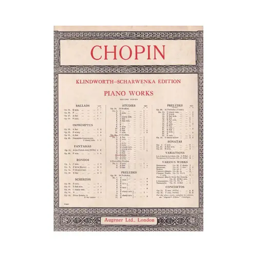 Studies op.25 n.10 - B min