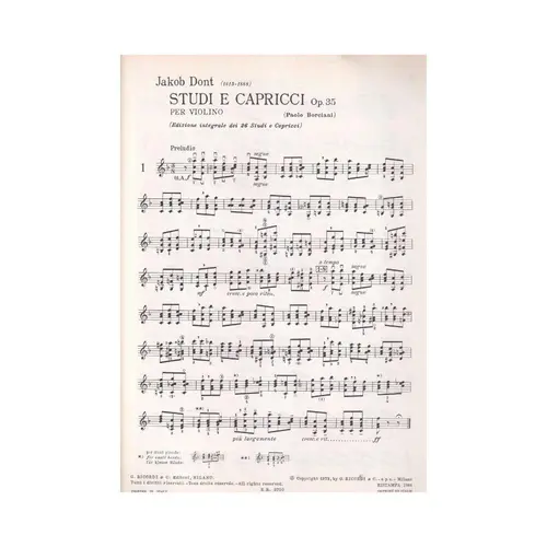 Studi E Capricci - Op.35