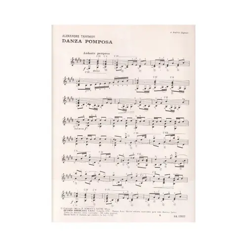 Danza Pomposa para violão