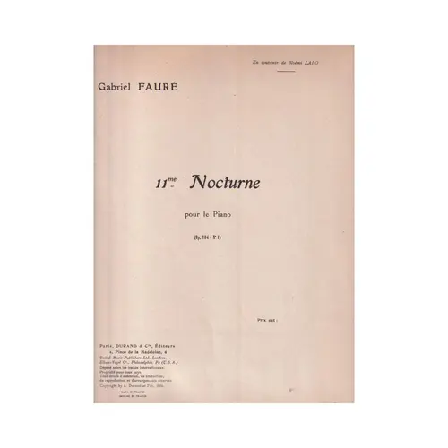 11 Nocturne - op.104 n.1