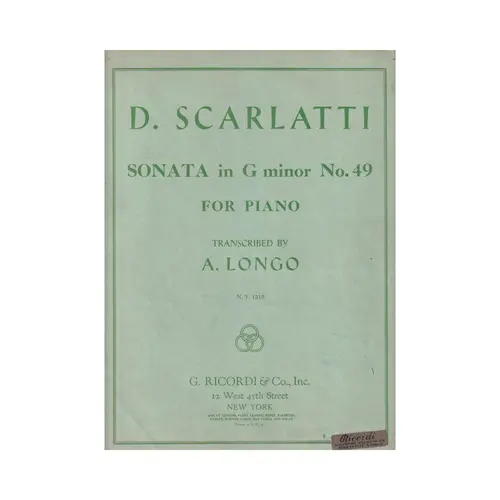 Sonata in G minor n.49