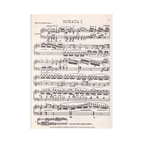 Piano Sonatas N.1 in Eb