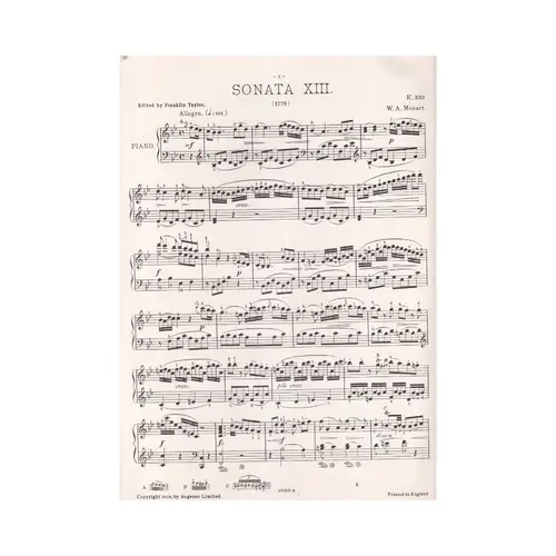 Piano Sonatas - n.13 in Bb