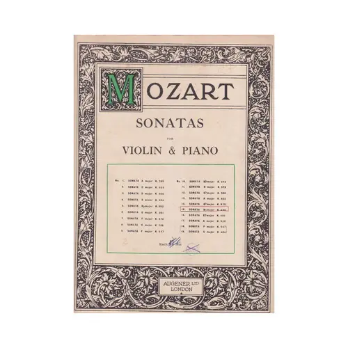 Sonata n.15 Bb major K454