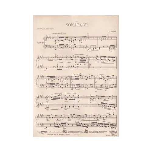 Piano sonatas n.6 in C min