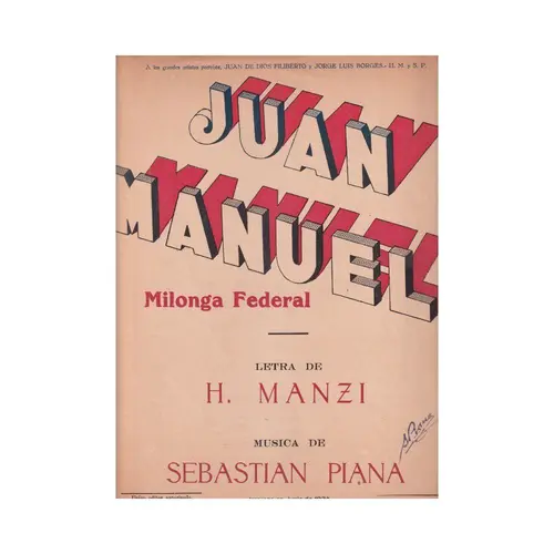 Juan Manuel - Milonga Federal