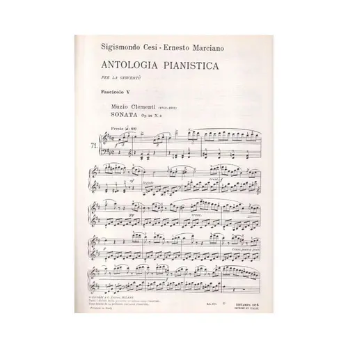 Antologia Pianistica - Vol.5