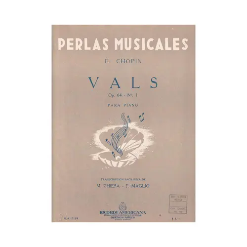 Vals - Op.64 N.1  (Chiesa)  (Edição Antiga)
