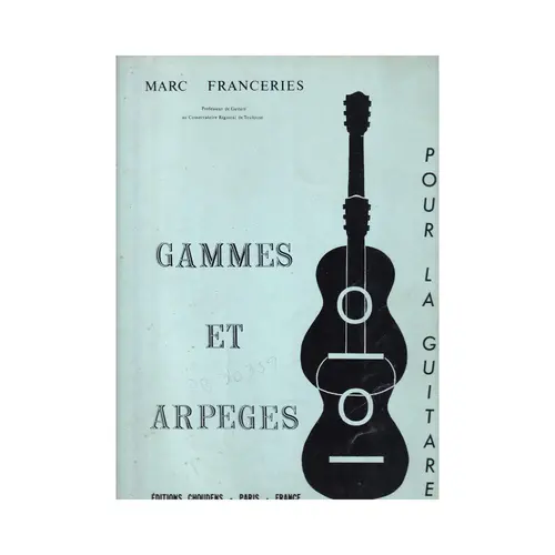 Gammes et arpeges pour la guitare