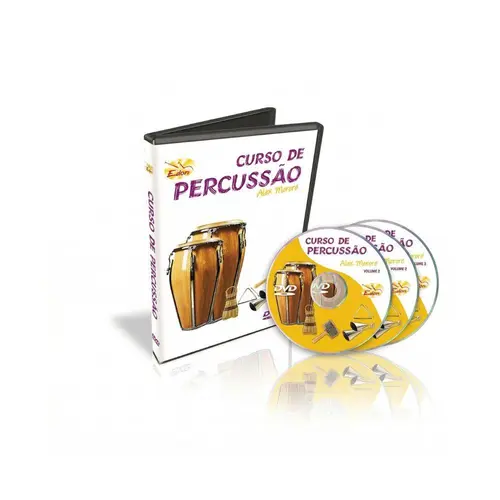 Kit Curso De Percussão Vols. 1 ao 3