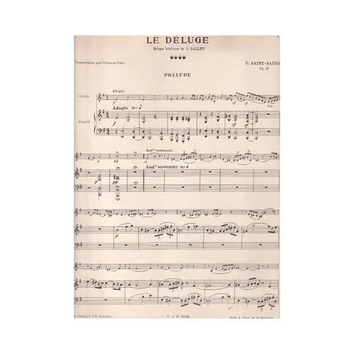 Le Déluge - prelude