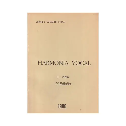 Harmonia Vocal- 1 Ano