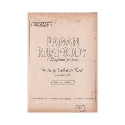 Pagan Rhapsody  (Edição Antiga)