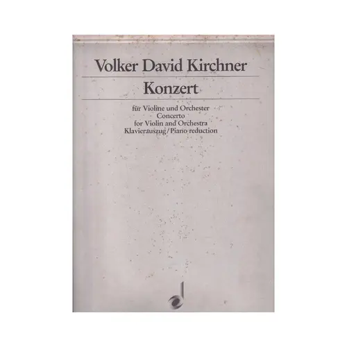 Konzert Fur Violine