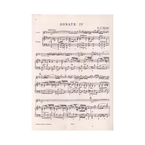 Sonater For Violin - Vol.2  (Edição Antiga)