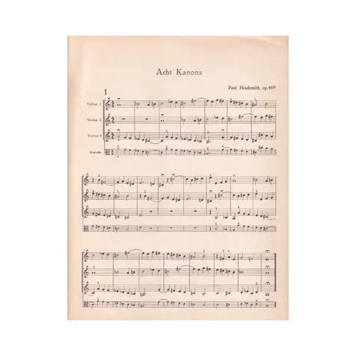 Acht Kanons