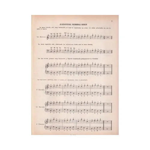 Metodo De Piano Elemental Y Progr.. Vol.1 (Ed. Ant