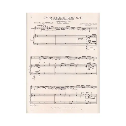 Chorale Prelude-Ein Feste Burg Ist