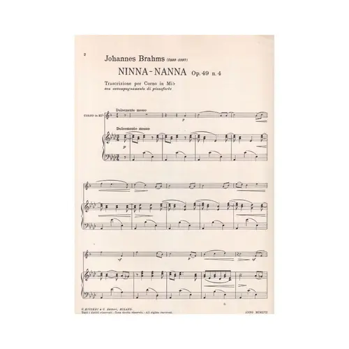 Ninna-Nanna - Op.49 N.4