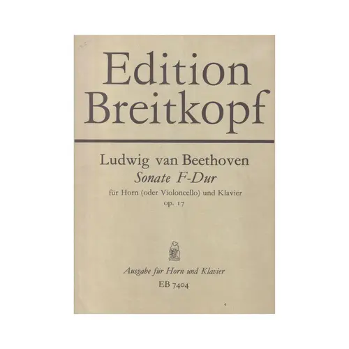 Sonate F-Dur Op.17