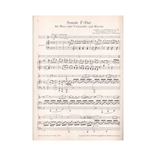 Sonate F-Dur Op.17