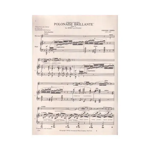 Polonaise Brillante-Op.3 (Trompa)