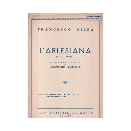 Il Racconto Della Madre  - L`Arlesiana  (Edição Antiga)