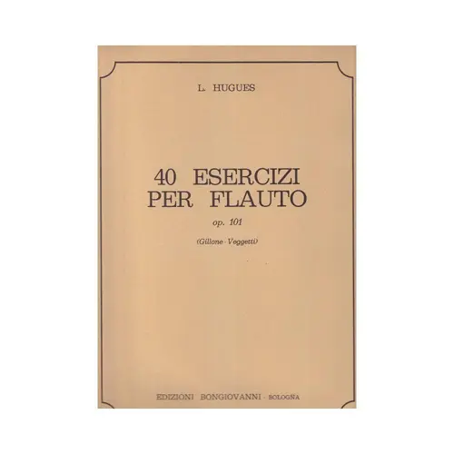 40 Esercizi per flauto - op. 101