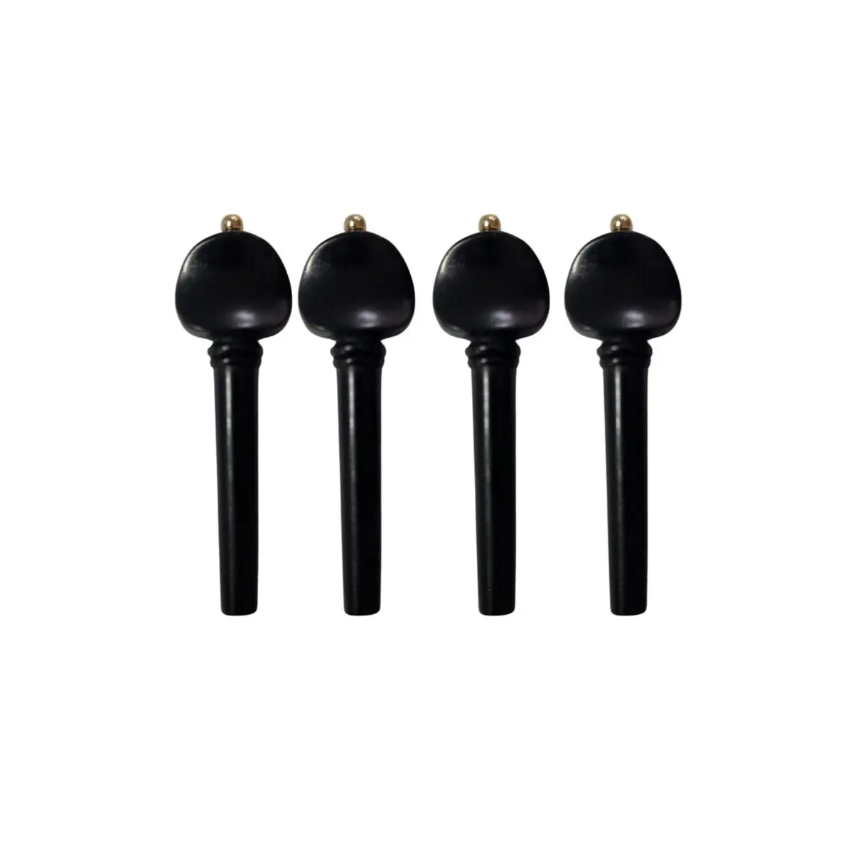 Cravelha para violino 1/4 modelo suiço anel dourado LM (jogo)