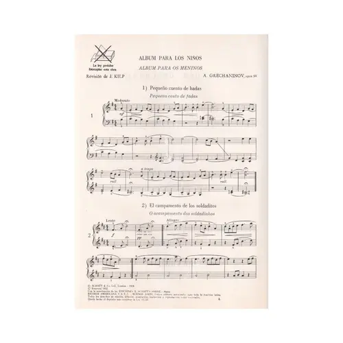 Album Para Los Ninos - Op.98