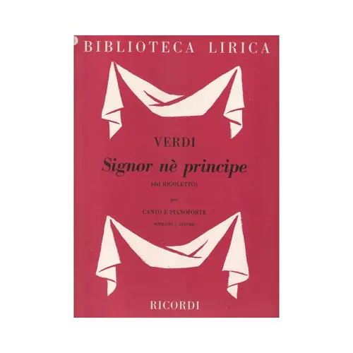 Signor Ne Principe - dal Rigoletto