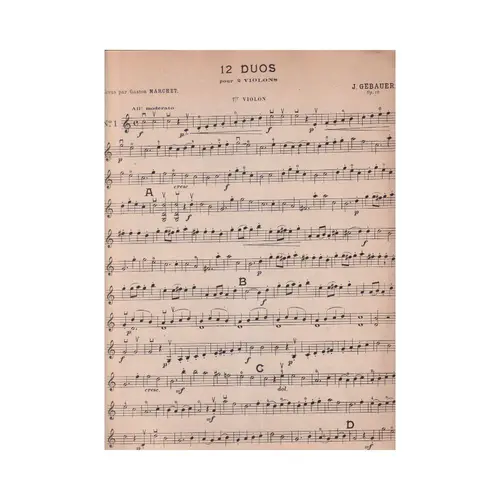 12 Duos - Op.10  (Edição Antiga)