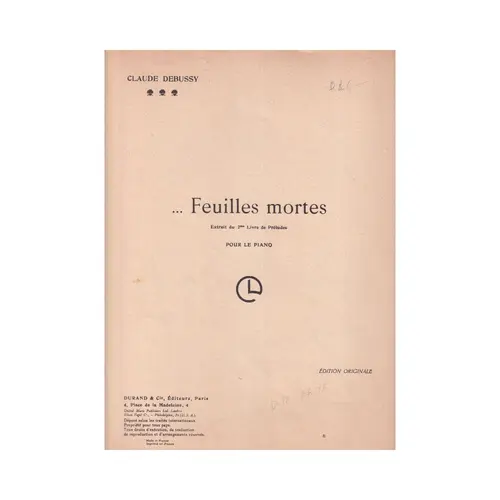 Feuilles Mortes  (Edição Antiga)