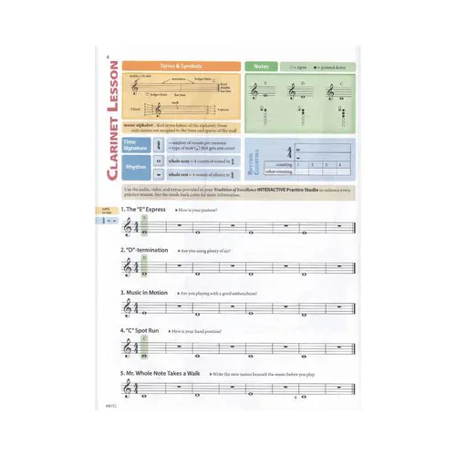 Tradition of Excellence Book 1 - Bb Clarinet