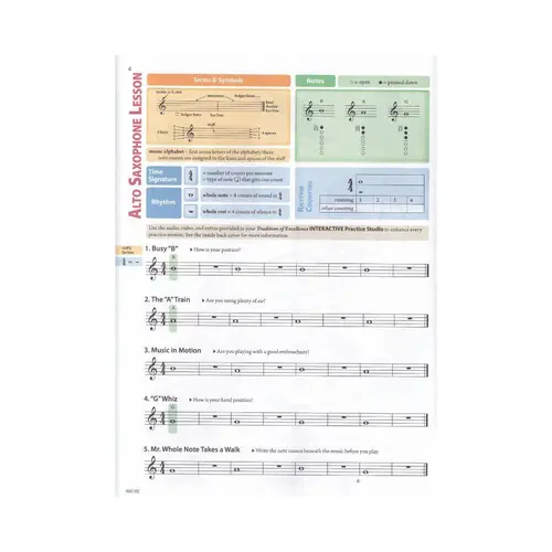 Tradition of Excellence Book 1 - Eb Alto Saxophone