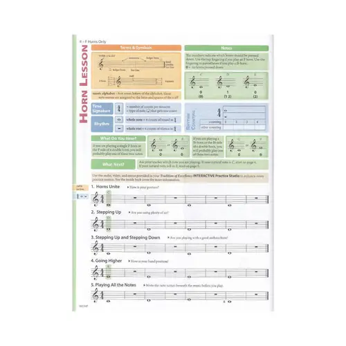 Tradition of Excellence Book 1 - F Horn