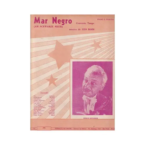 Mar Negro (Am Schwarze Meer) - concerto tango - violino e piano