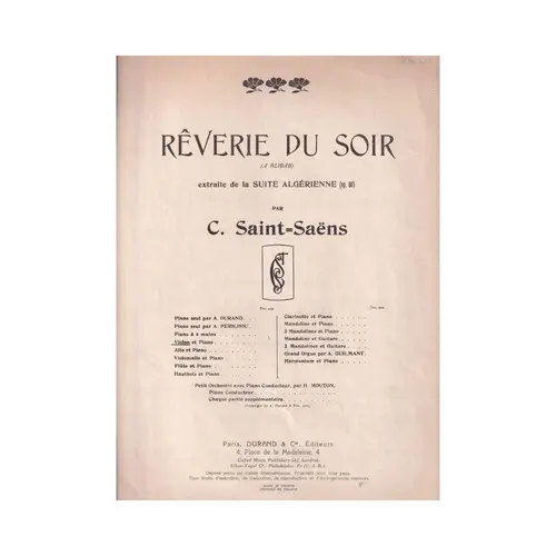 Rêvere du Soir