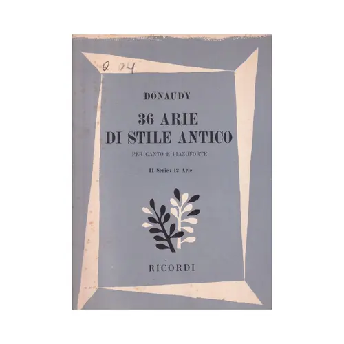 36 Arie Di Stile Ant.-Ii Serie