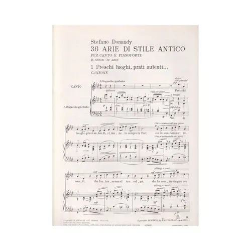 36 Arie Di Stile Ant.-Ii Serie