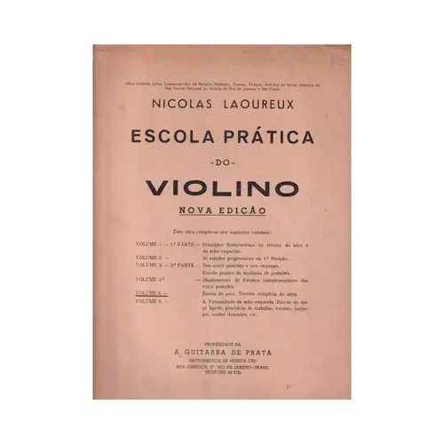 Escola Prática do Violino - Nova Edição
