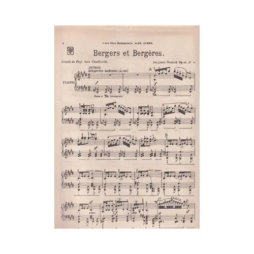 Bergers Er Bergeres - Op.55  (Edição Antiga)