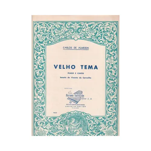 Velho Tema para piano e canto