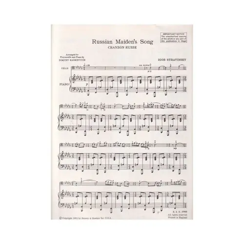 Russian Maiden´S Song